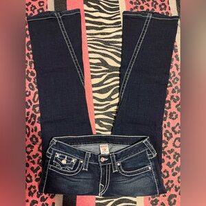 True Religion jeans low rise bootcut